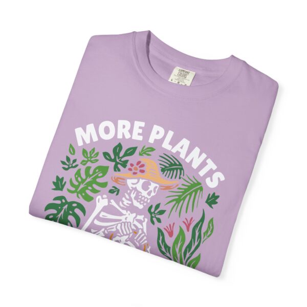 Unisex Garment-Dyed T-shirt – “More Plants, Less Problems” Design - Image 27