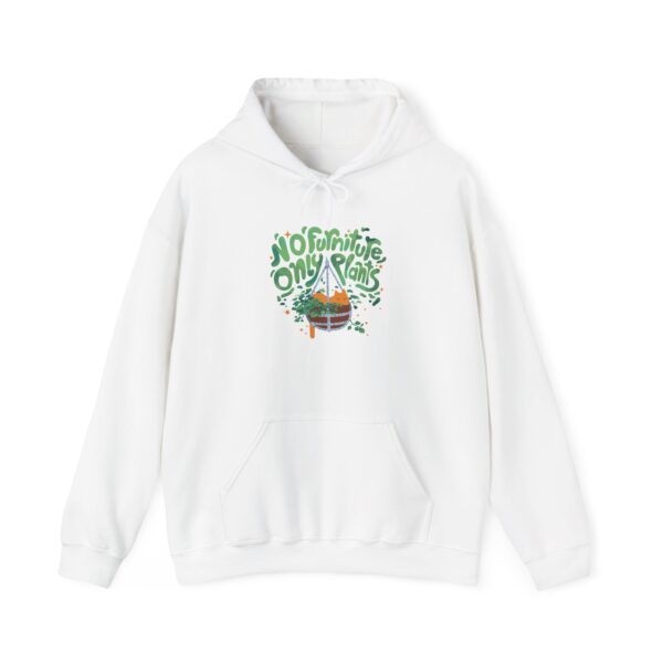 Unisex Heavy Blend™ Hooded Sweatshirt – “No Furniture, Only Plants” Design