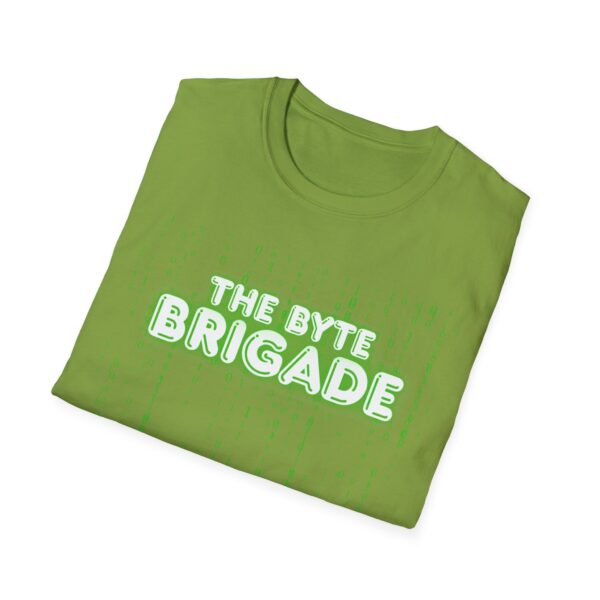Unisex Softstyle T-Shirt with Futuristic Design - The Byte Brigade, Tech Enthusiast Gift, Gaming Merchandise, Cyberpunk Apparel, [...] - Image 20