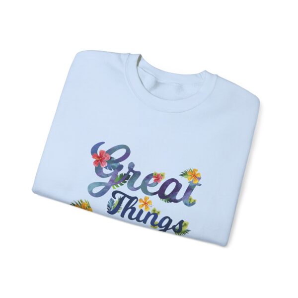 Unisex Heavy Blend™ Crewneck Sweatshirt – “Great Things Take Time” Design - Image 19
