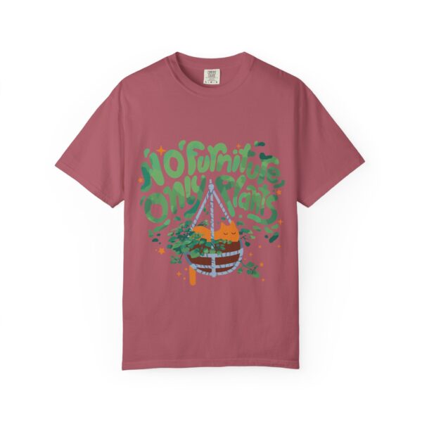 Unisex Garment-Dyed T-shirt – “No Furniture, Only Plants” design - Image 33