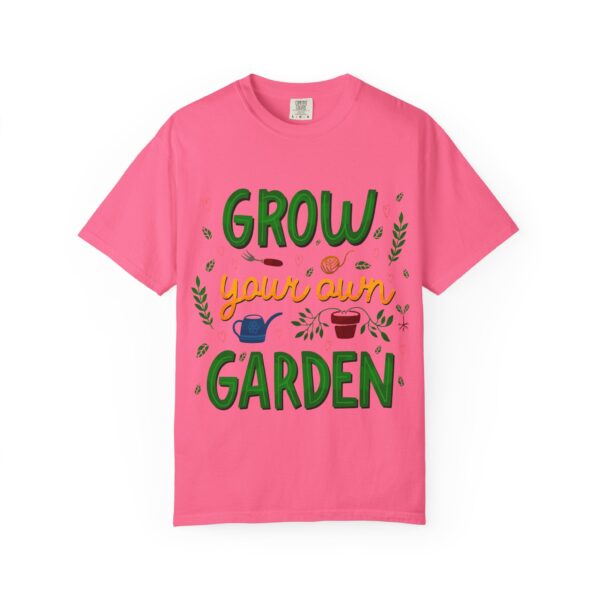 Unisex Garment-Dyed T-shirt – “Grow Your Own Garden” design - Image 21