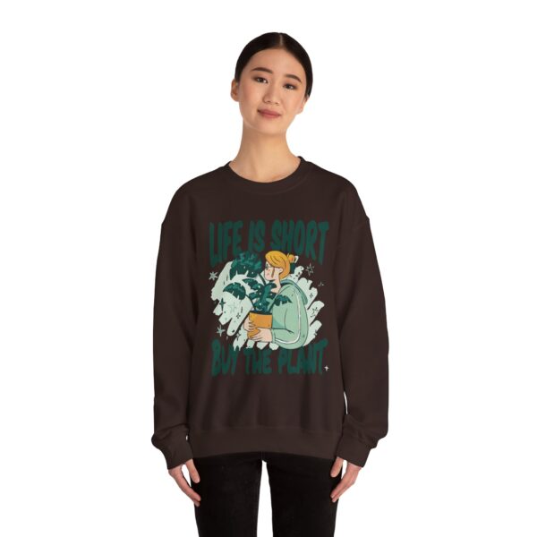 Unisex Heavy Blend™ Crewneck Sweatshirt – “Life is Short, Buy The Plants” Design - Image 12