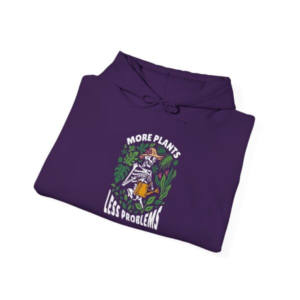 Unisex Heavy Blend™ Hooded Sweatshirt – “More Plants, Less Problems” Design - Image 20