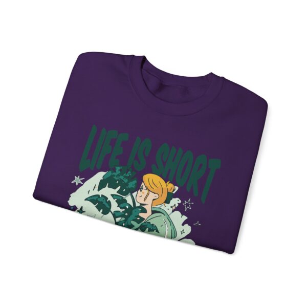 Unisex Heavy Blend™ Crewneck Sweatshirt – “Life is Short, Buy The Plants” Design - Image 27