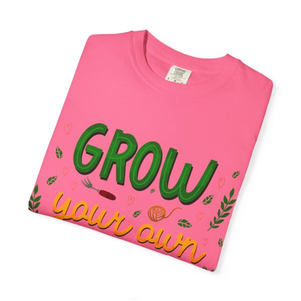 Unisex Garment-Dyed T-shirt – “Grow Your Own Garden” design - Image 23
