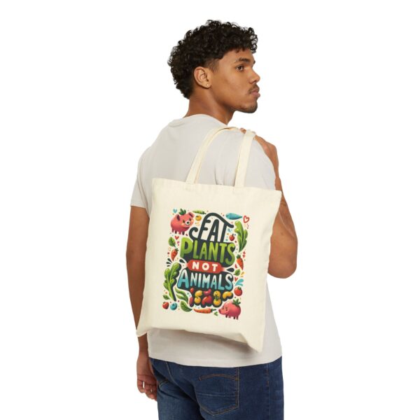Cotton Canvas Tote Bag - Image 3